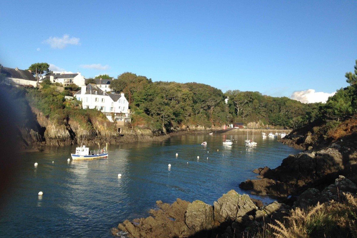 le port de Brigneau à 500 m de la maison