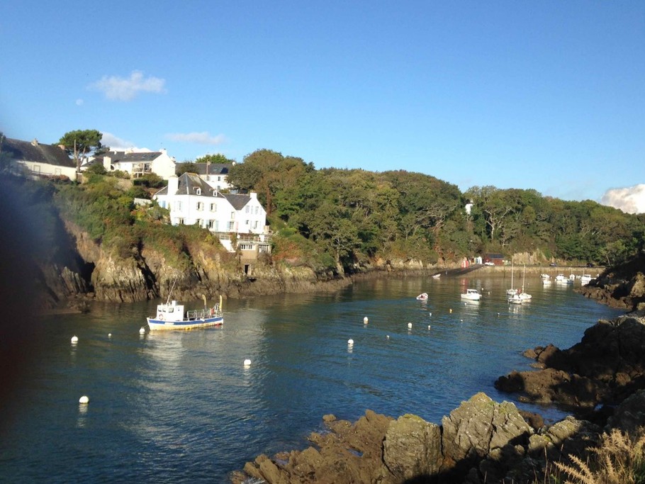 le port de Brigneau à 500 m de la maison