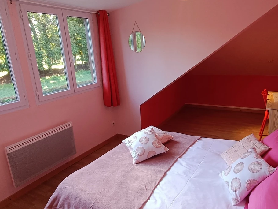 Gite de la poterie - Chambre la vie en rose