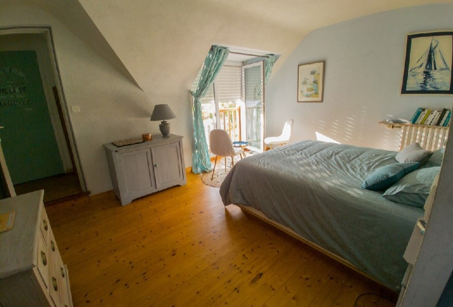 Maison 2 pers. proche mer et plage, Planguenoual, Côtes d'Armor, Bretagne - chambre