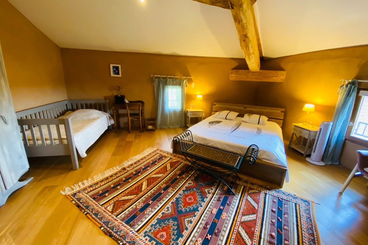 Vue d'ensemble de la chambre Cristal