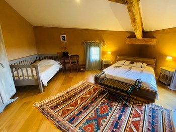 Vue d'ensemble de la chambre Cristal