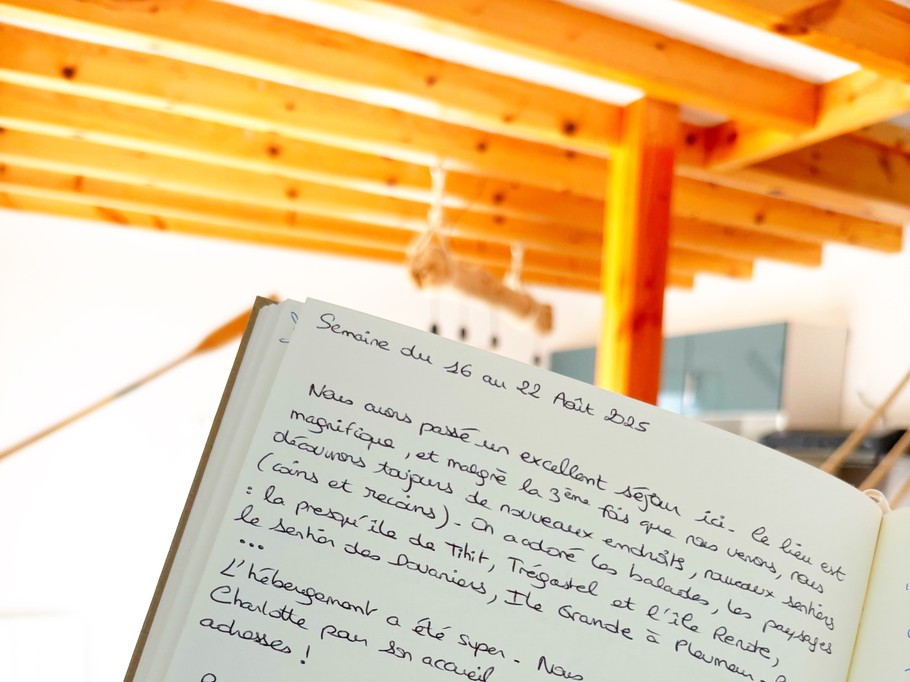 I love opening the guestbook and reading about your holiday memories.