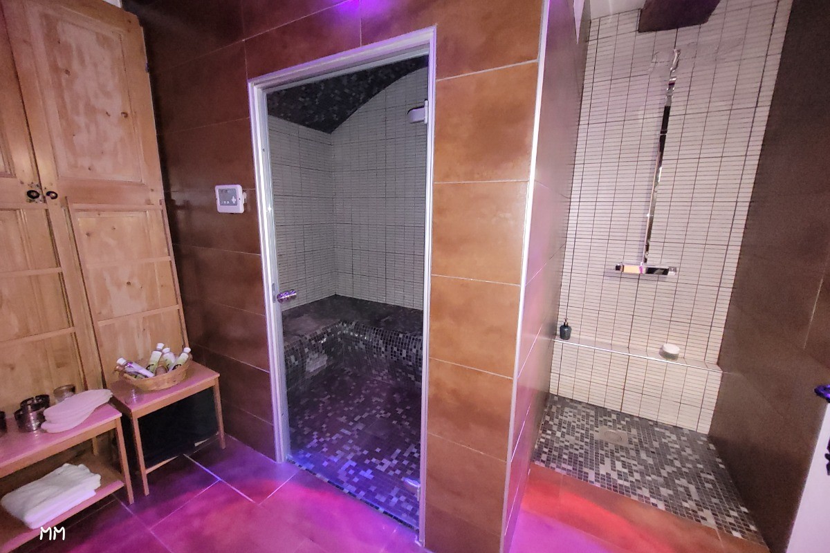 Le hammam privatif disponible toute l'année