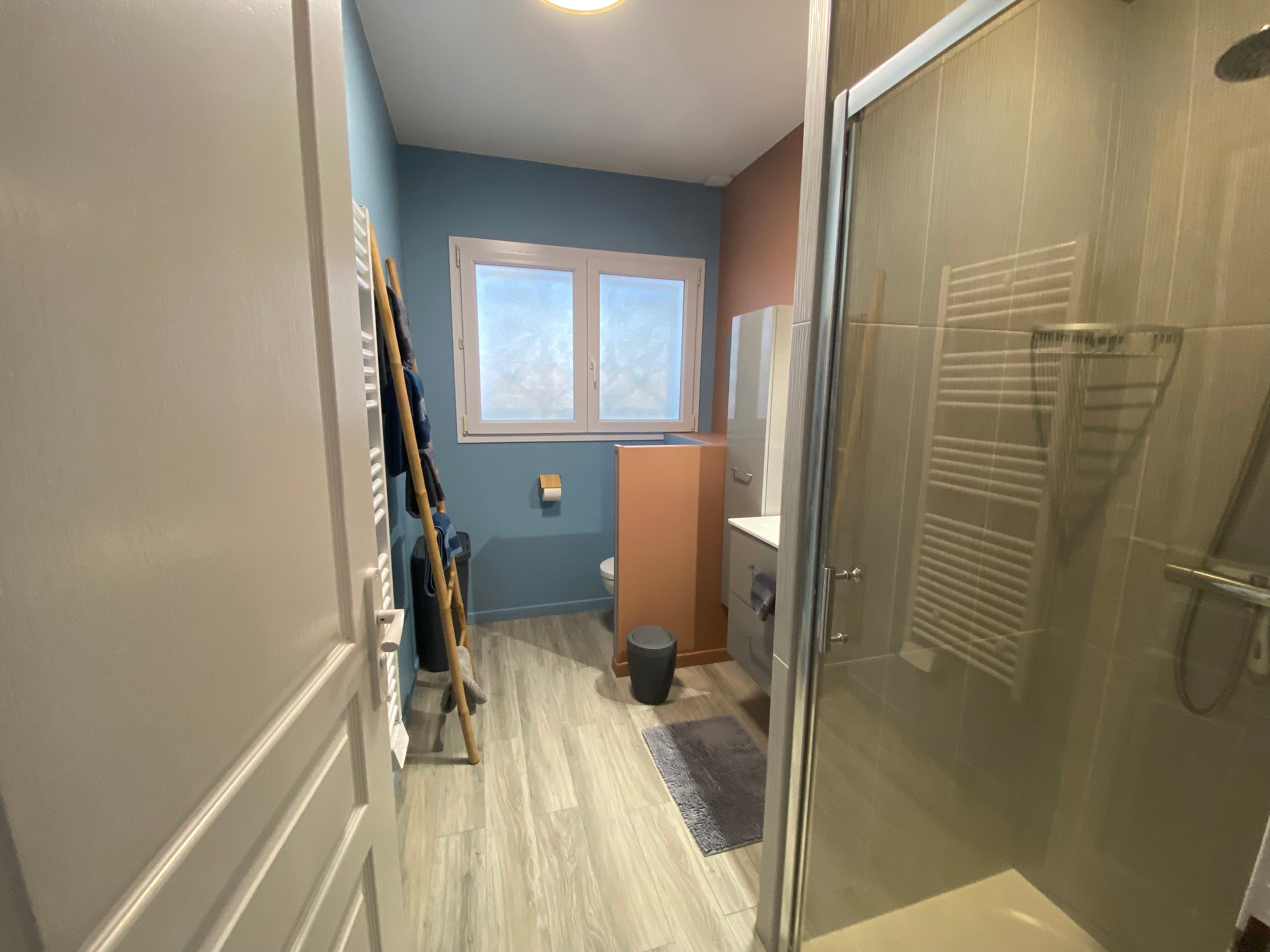 salle d'eau avec douche et wc