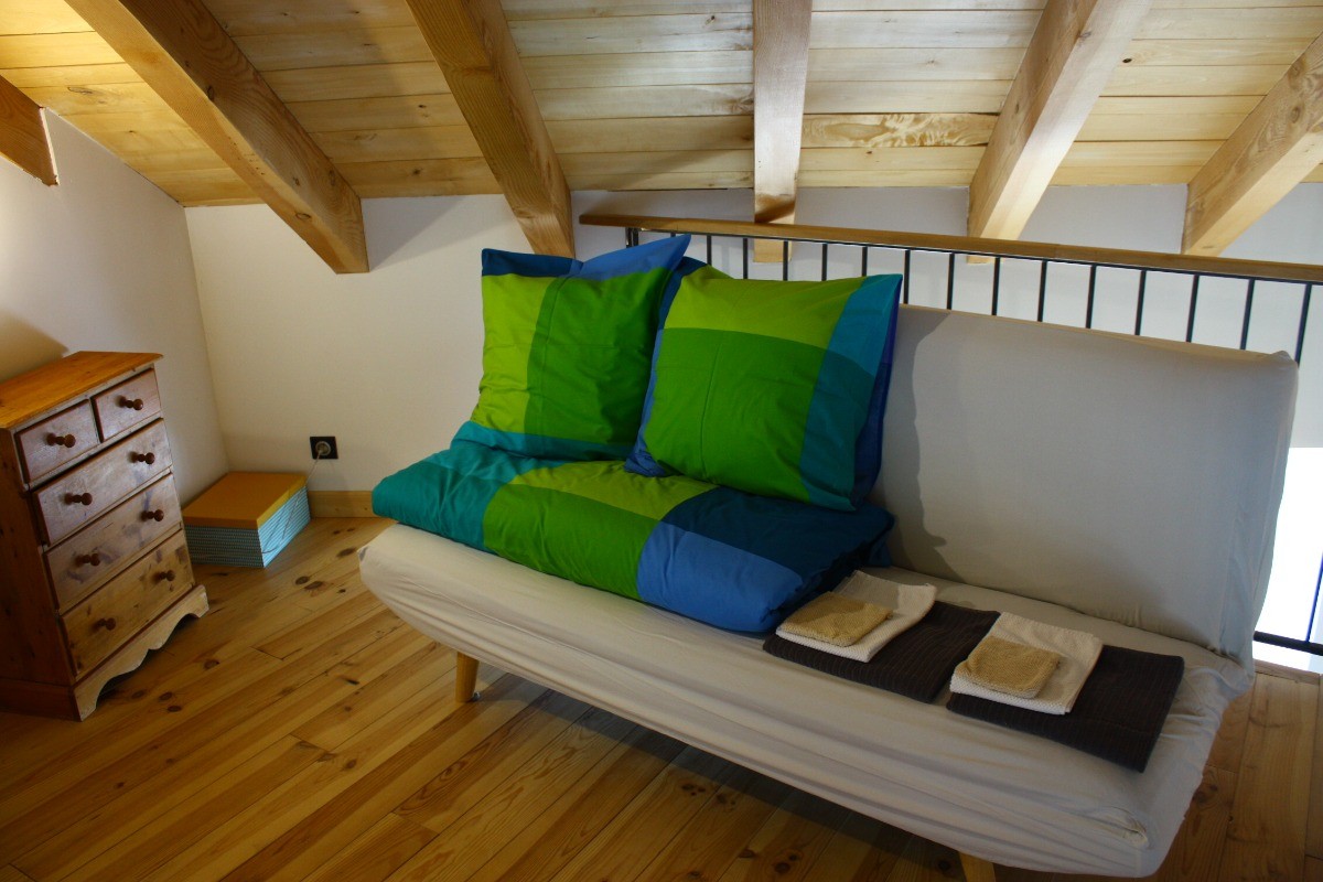 Couchage d'appoint mezzanine