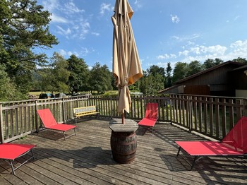 Espaces communs - terrasse - Gîte Jonquille - Domaine de la Prairie des Prés