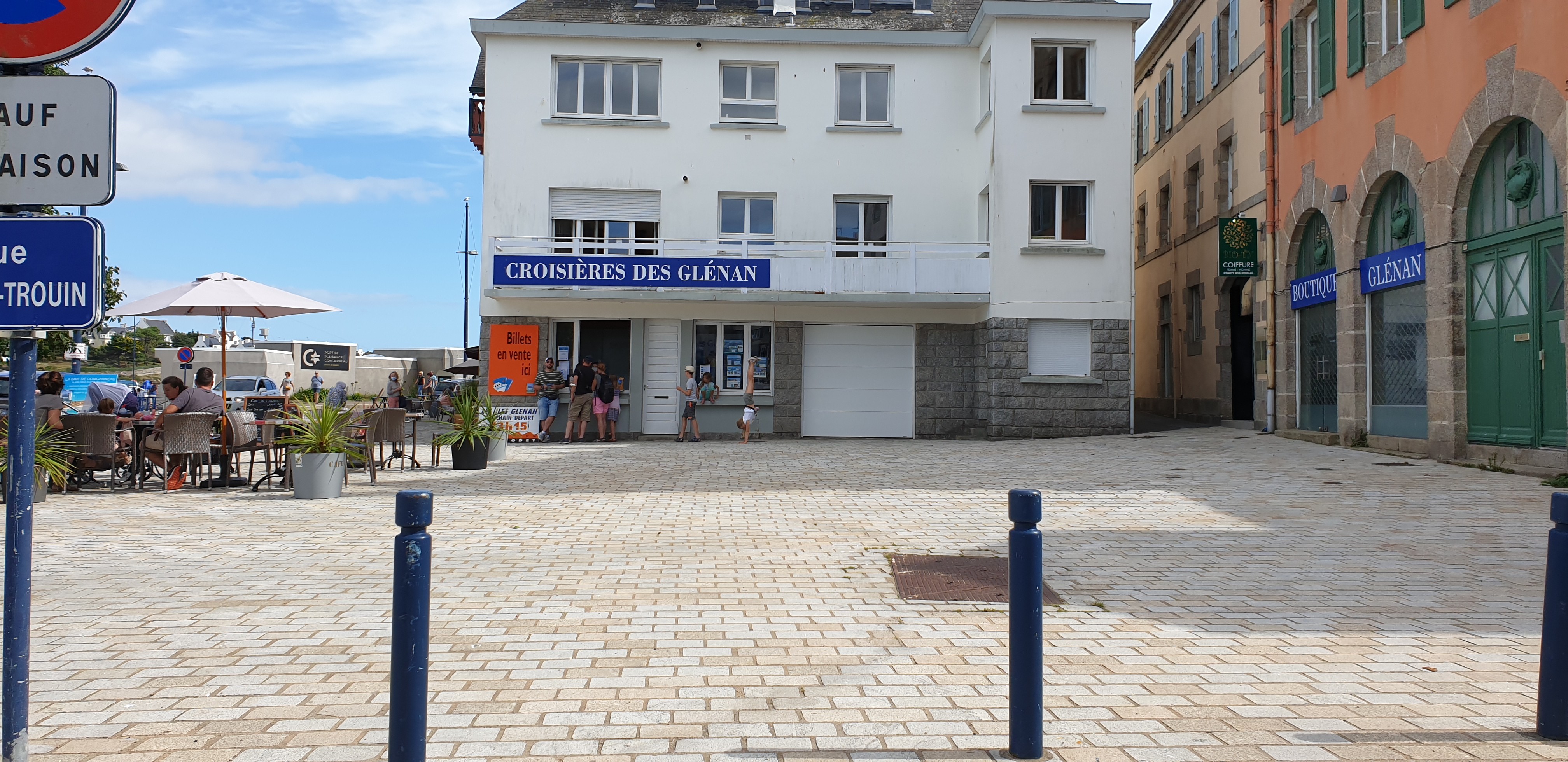 embarcadere pour les iles Glenan