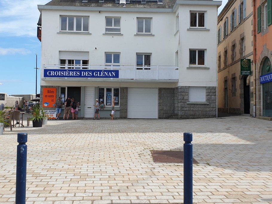 embarcadere pour les iles Glenan