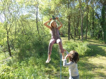 La tyrolienne pour enfants