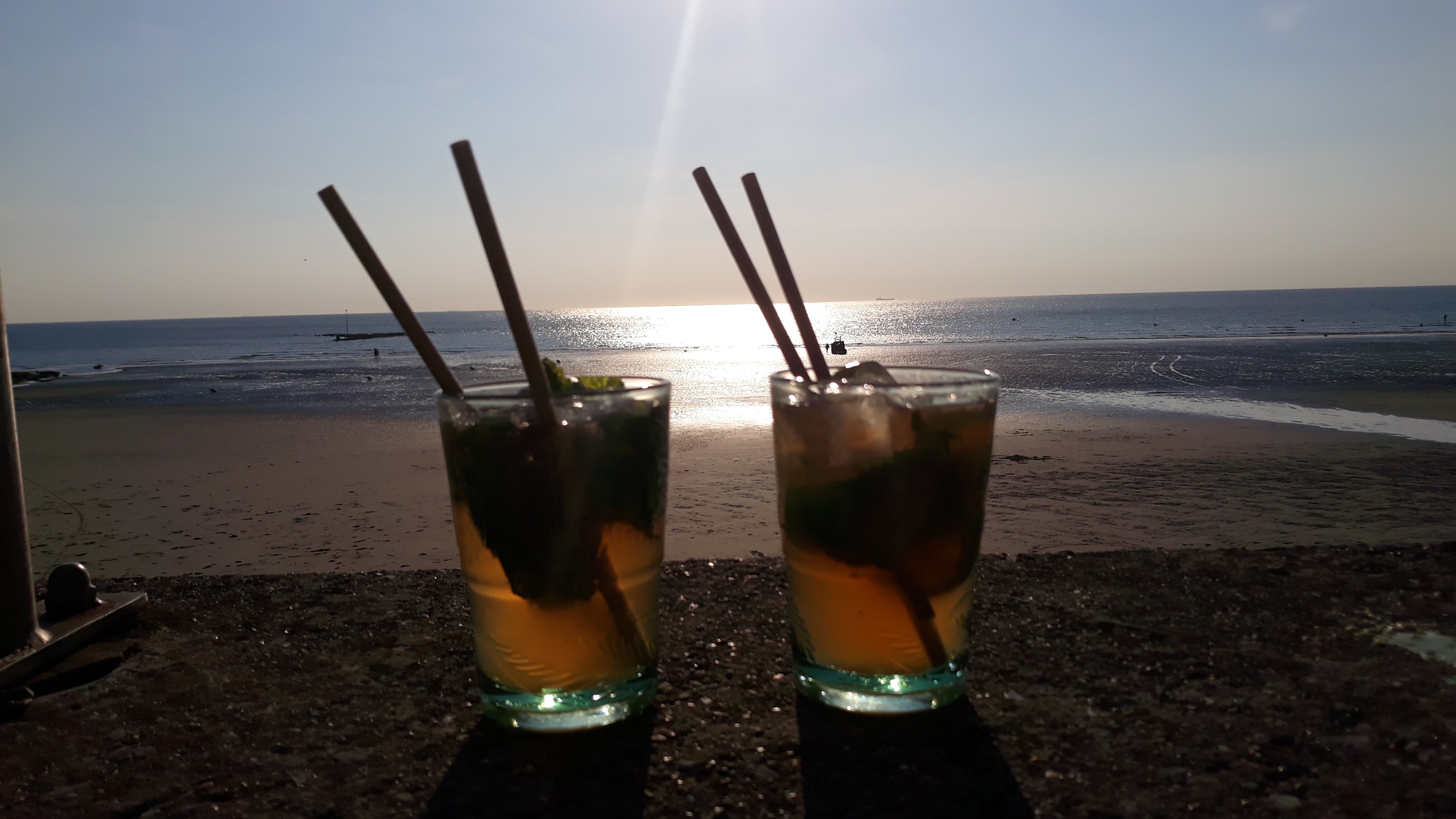 Aperitif overlooking the sea