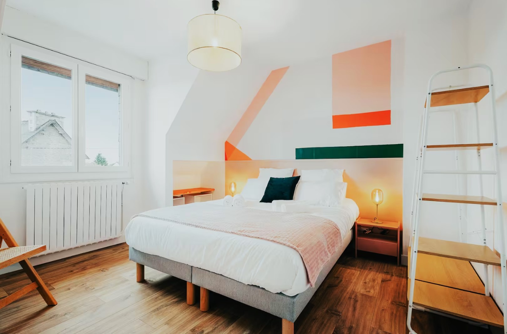 Chambre 4 pour 2 personnes au 2nd étage (avec 1 lit 160x200 cm)