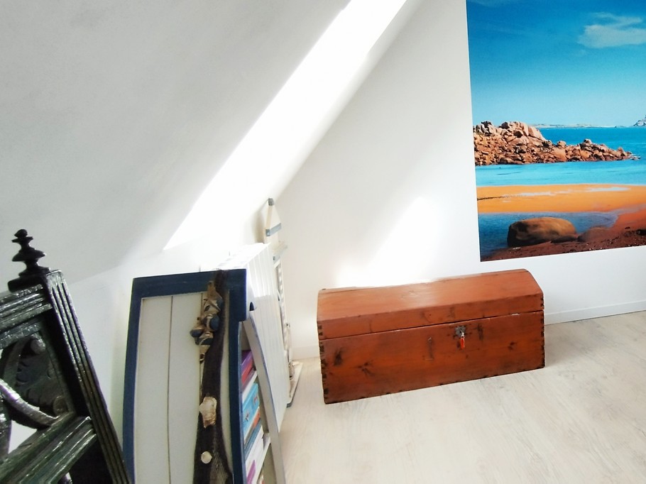chambre avec paysage plage ile Renote