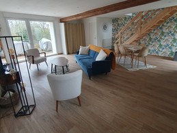 Living area - Gite les bords de l'Amezule, gite Bergamotte