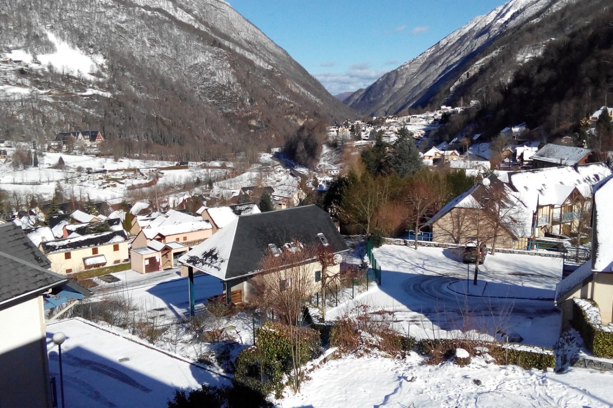 vue du chalet sur la vallée