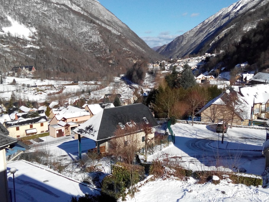 vue du chalet sur la vallée