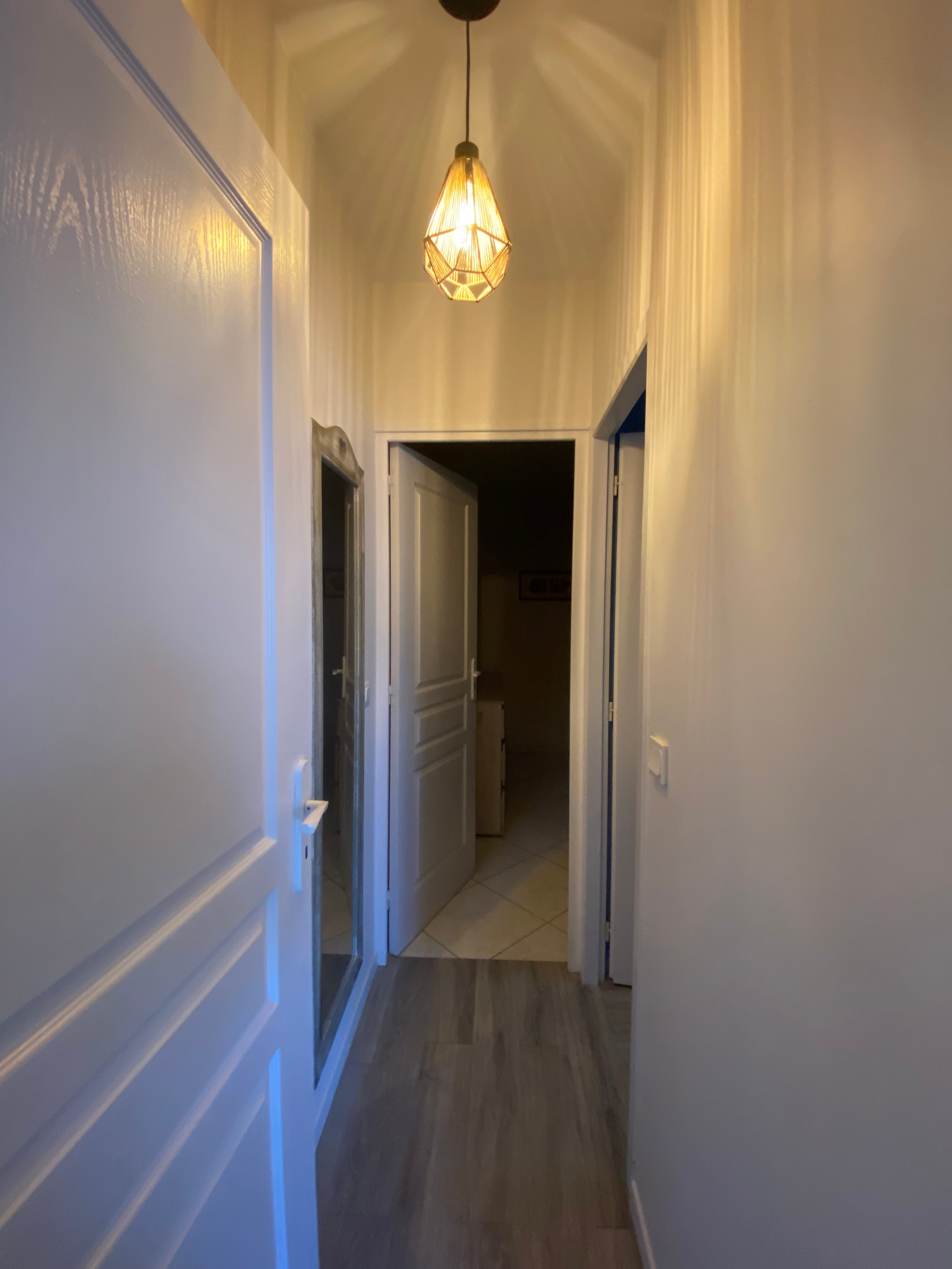 couloir accès salle d'eau et chambre