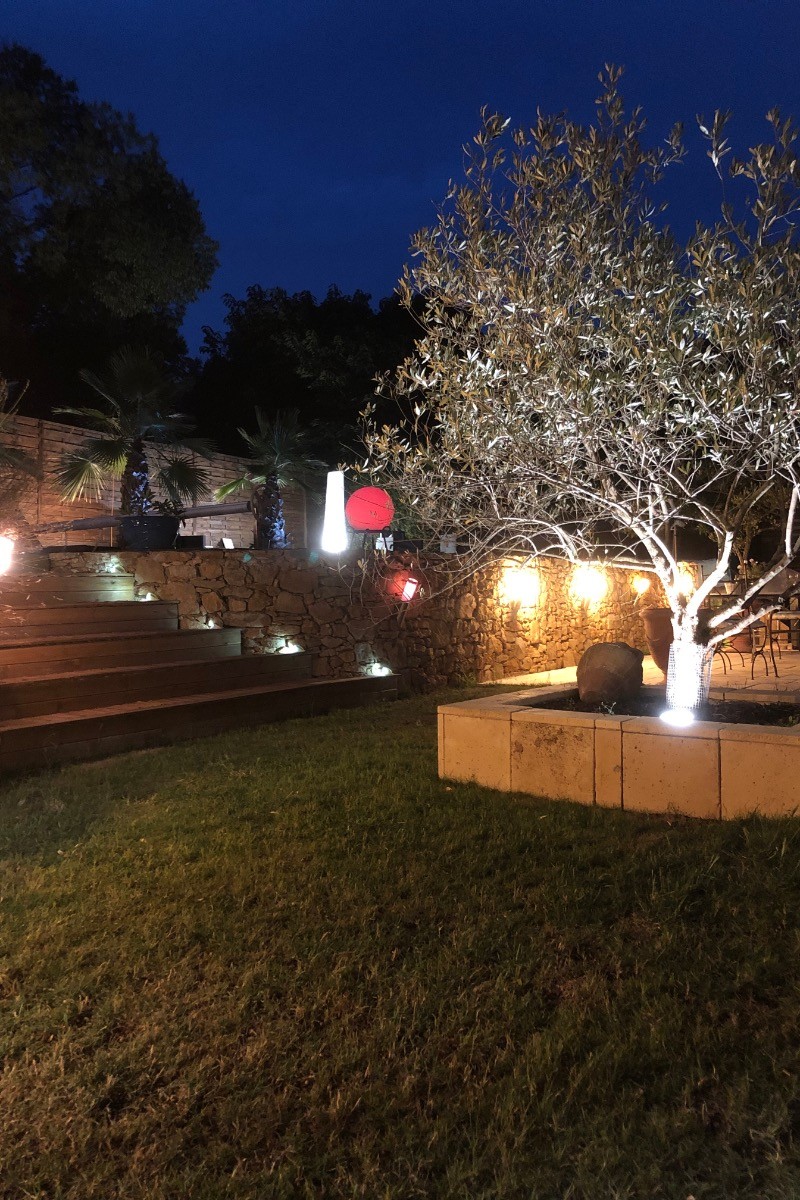 L'acces à la piscine