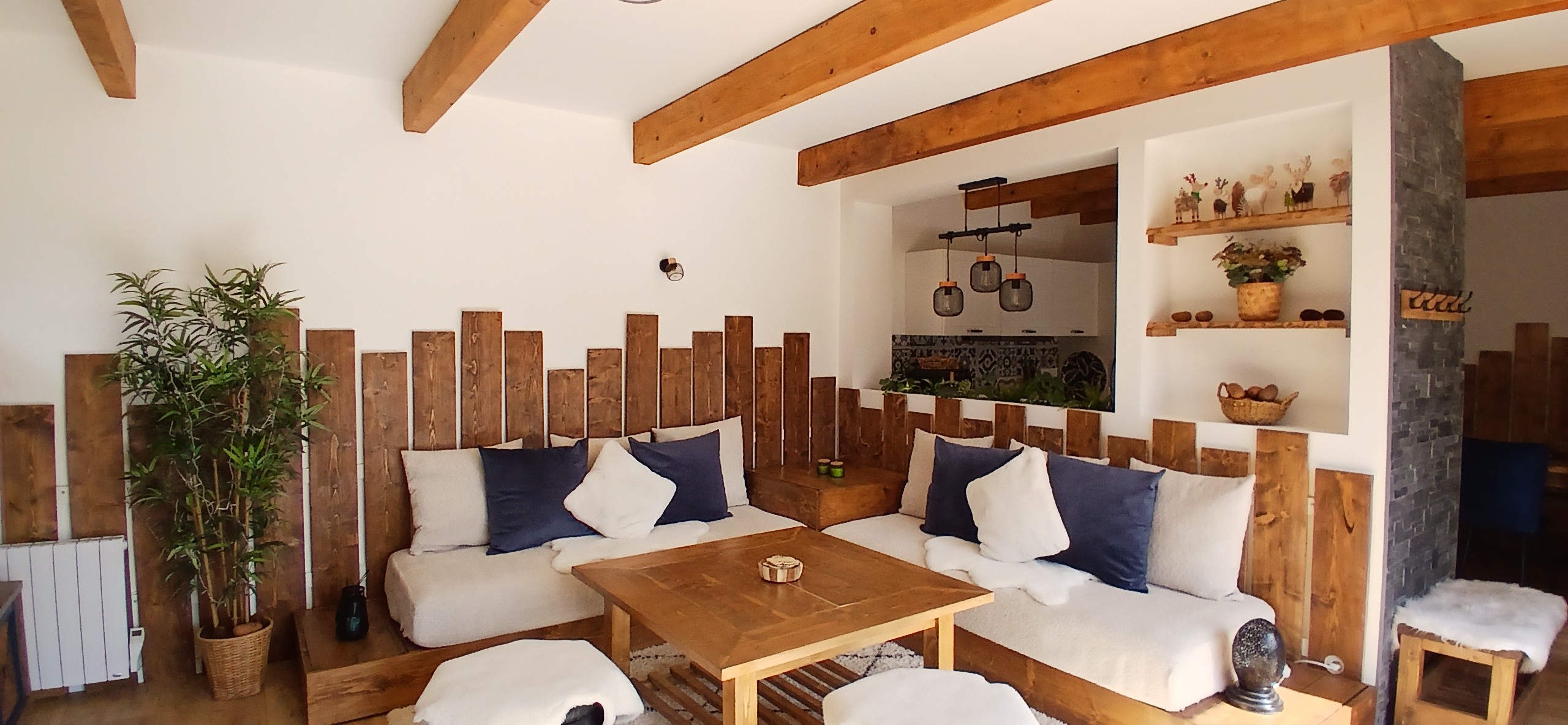 Chalet La Renardière, Moneaux, Chambon sur lac - Salon