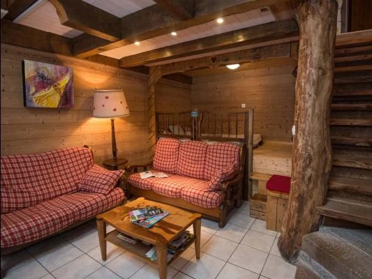 Salon : envie de lecture ou regarder un film assis ou couché dans le coin sieste auprès du poêle à bois ?