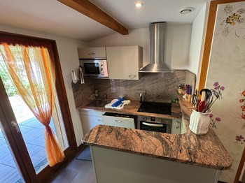 Espace cuisine - Gîte Gentiane - Domaine de la Prairie des Prés