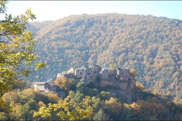 vue depuis le Trévezel et la route vers Trèves