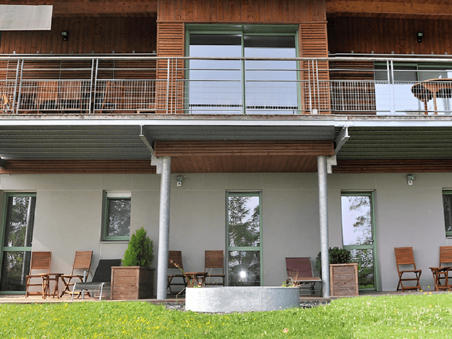 Une terrasse pour chaque chambre face à la Loire