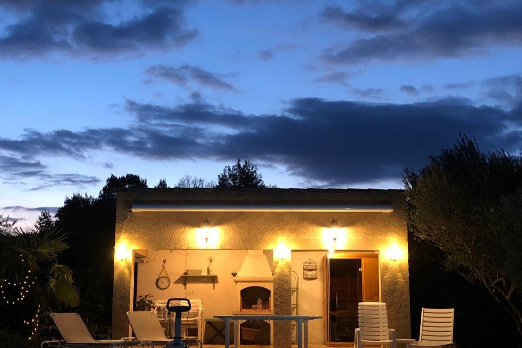 Pool House de nuit