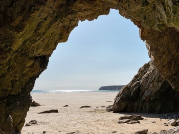 Plage de Kersguenou en Presqu'île