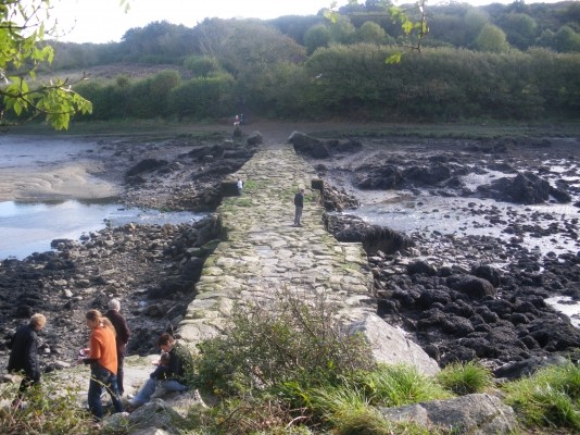Gîte de Kerguinou, St-Pabu, Terre  et Mer - le pont du diable  sur  l'Aber-Wrac'h