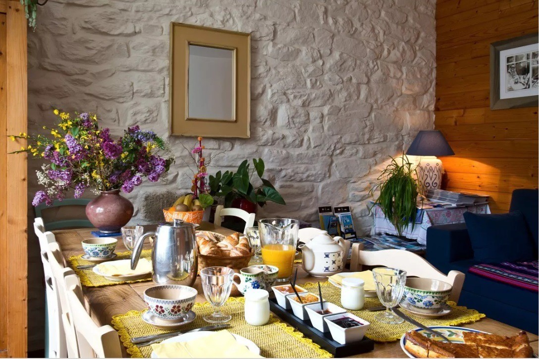 Table de petit déjeuner