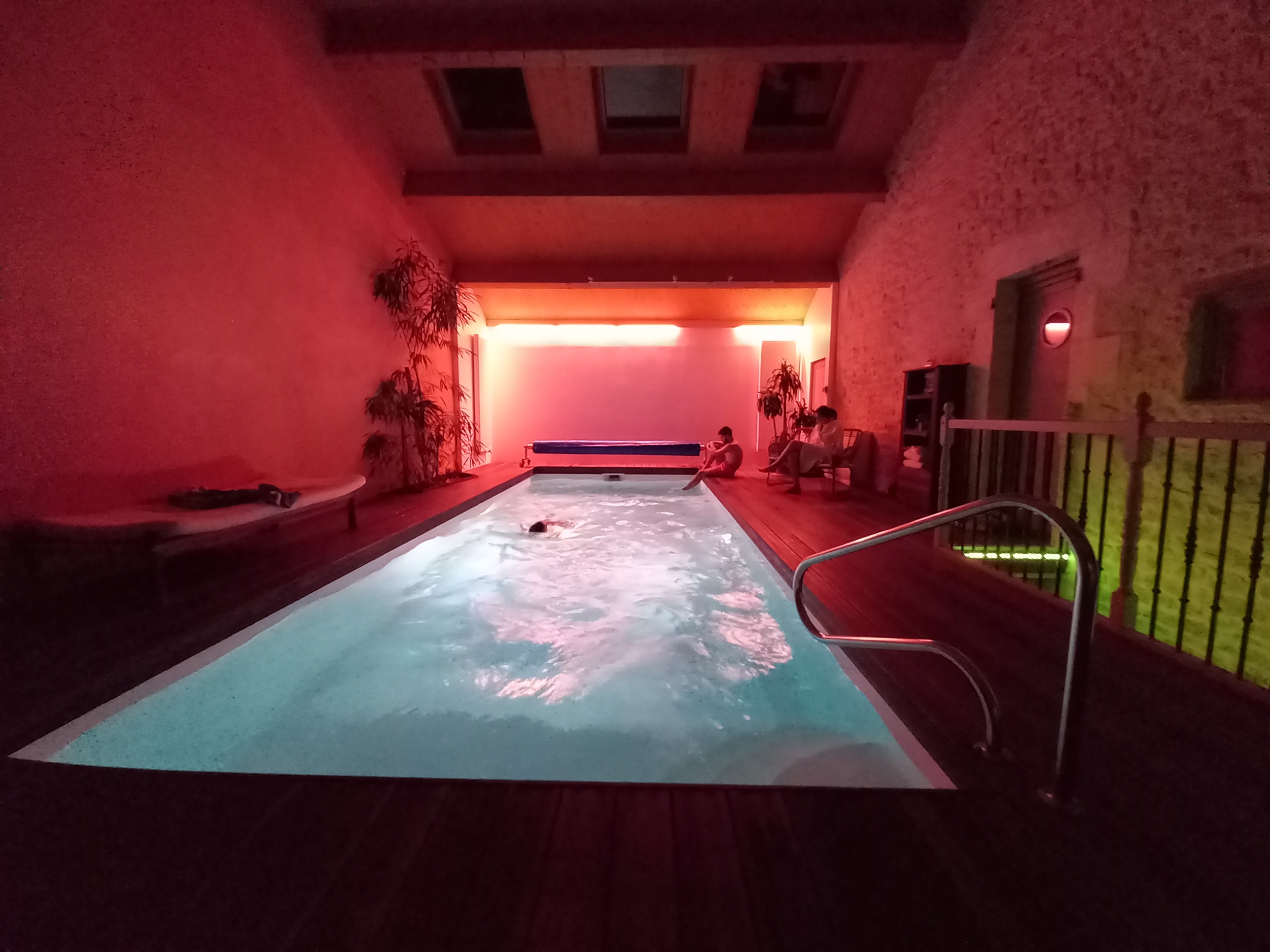 Piscine de nuit