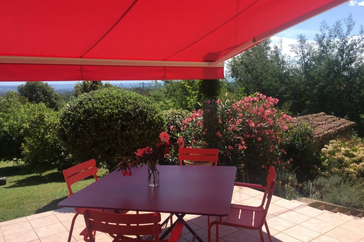 La terrass du Gite Au Bouzigues