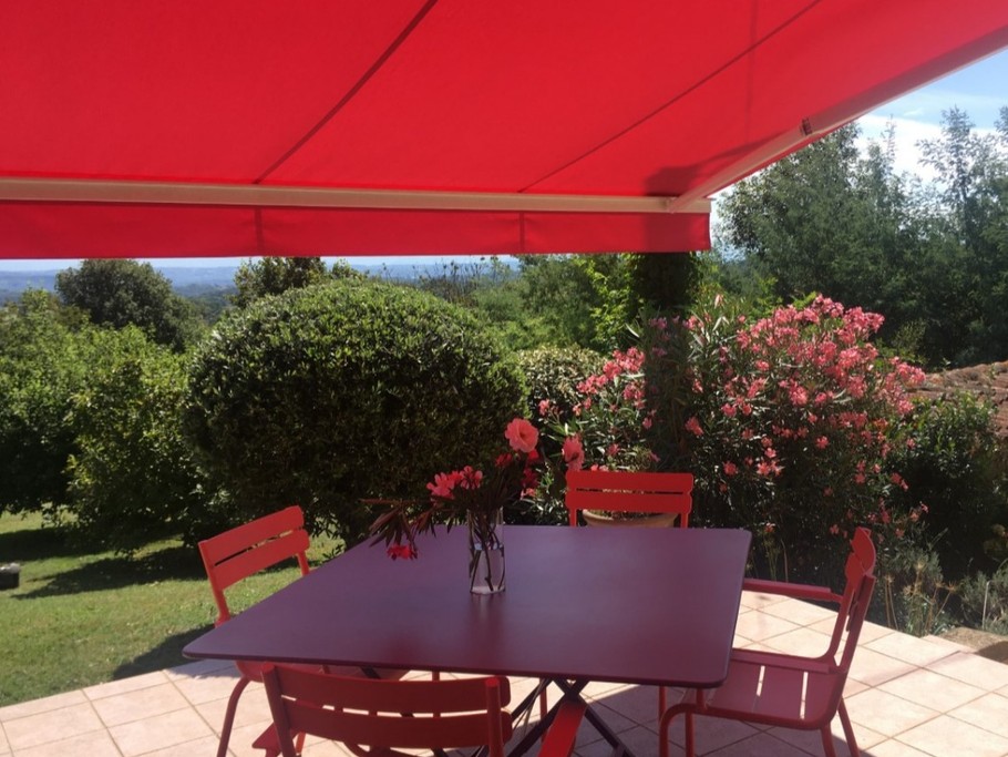 La terrass du Gite Au Bouzigues