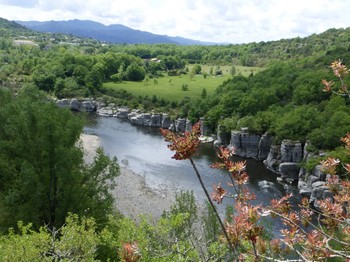 Pradons, le long de l'Ardeche