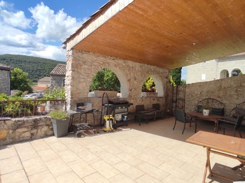 La Dame Blanche - Chambre Guyot - Terrasse commune