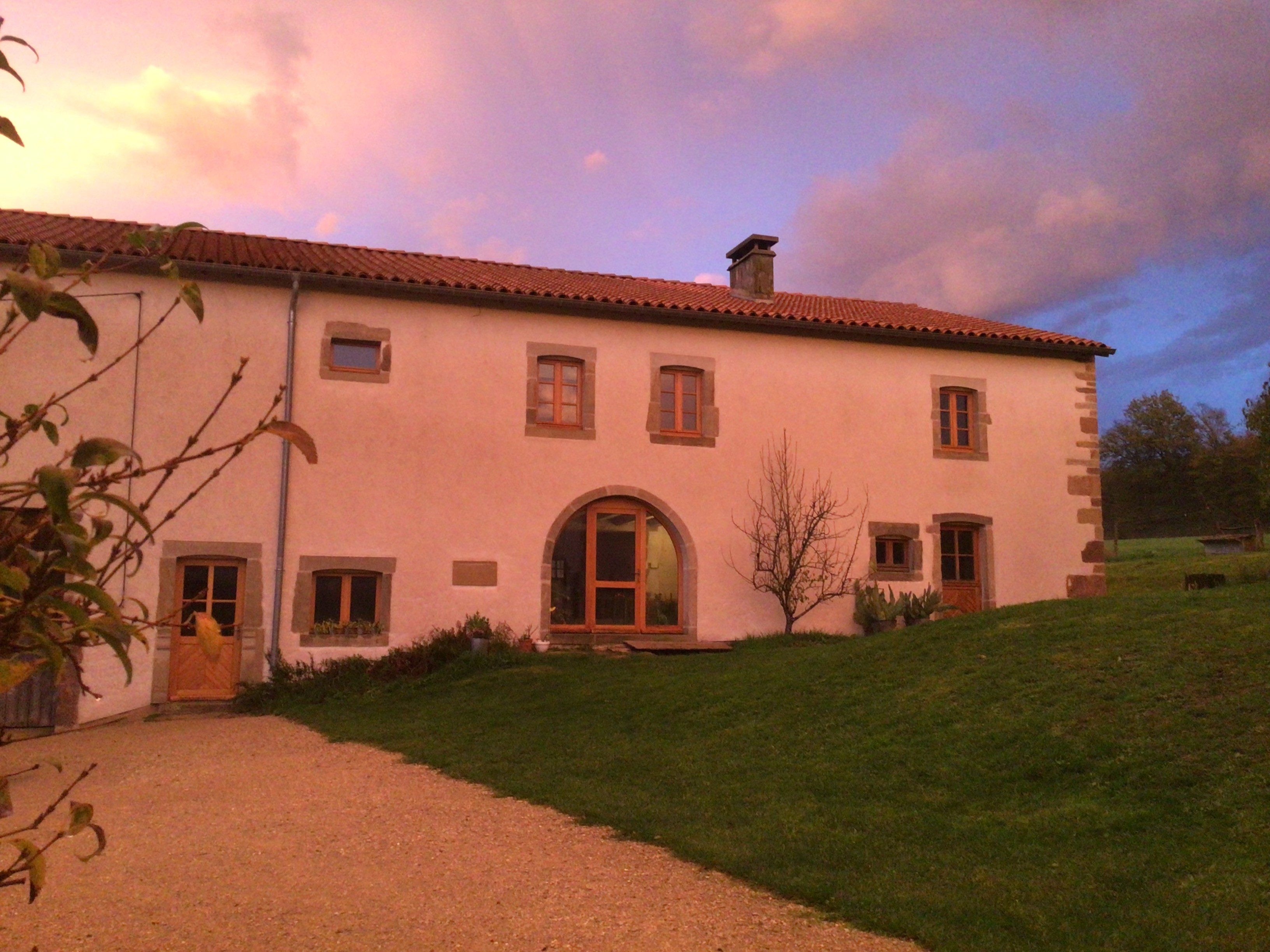 Couché de soleil - Gite de la Cabiole