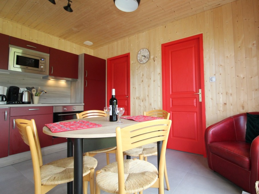 Chalet Coccinelle - Coin salon / séjour