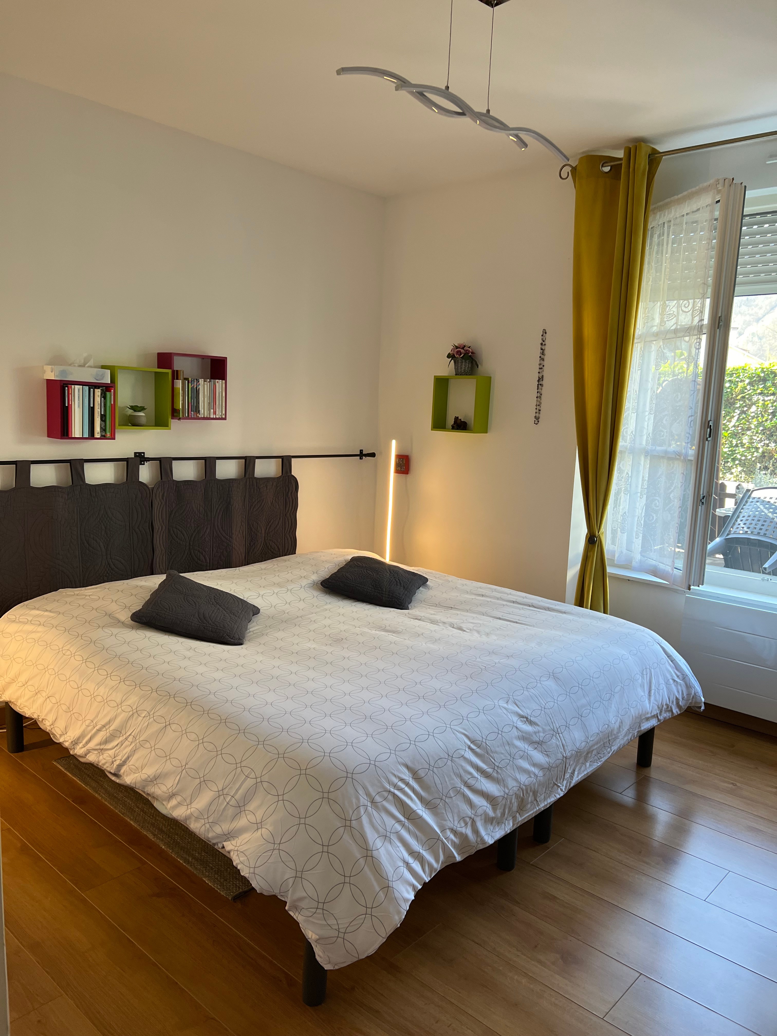 Chambre 2 Lits jumeaux en 90 transformés en un lit en 180