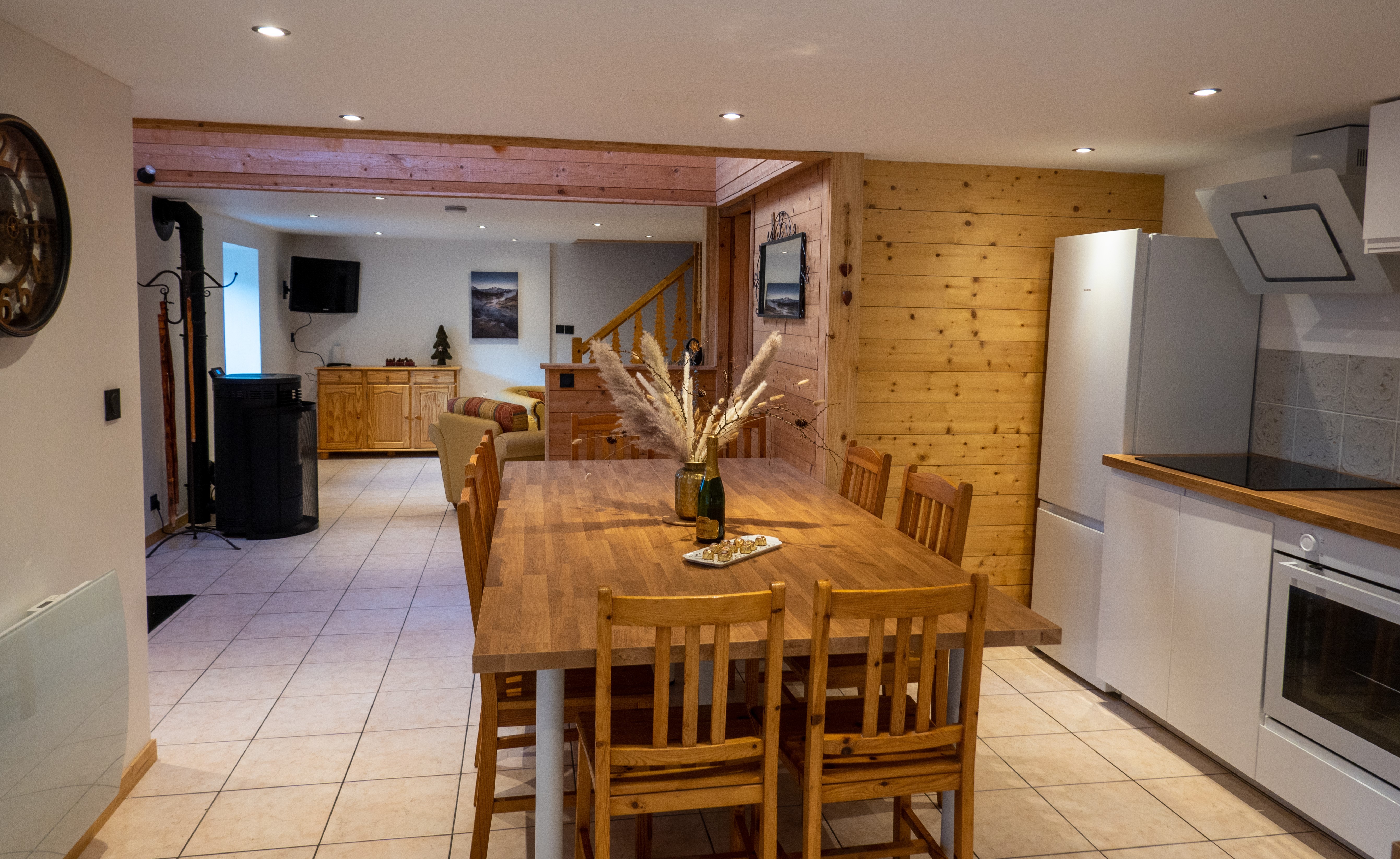 Pièce de vie - Gite Perce Neige Bien être