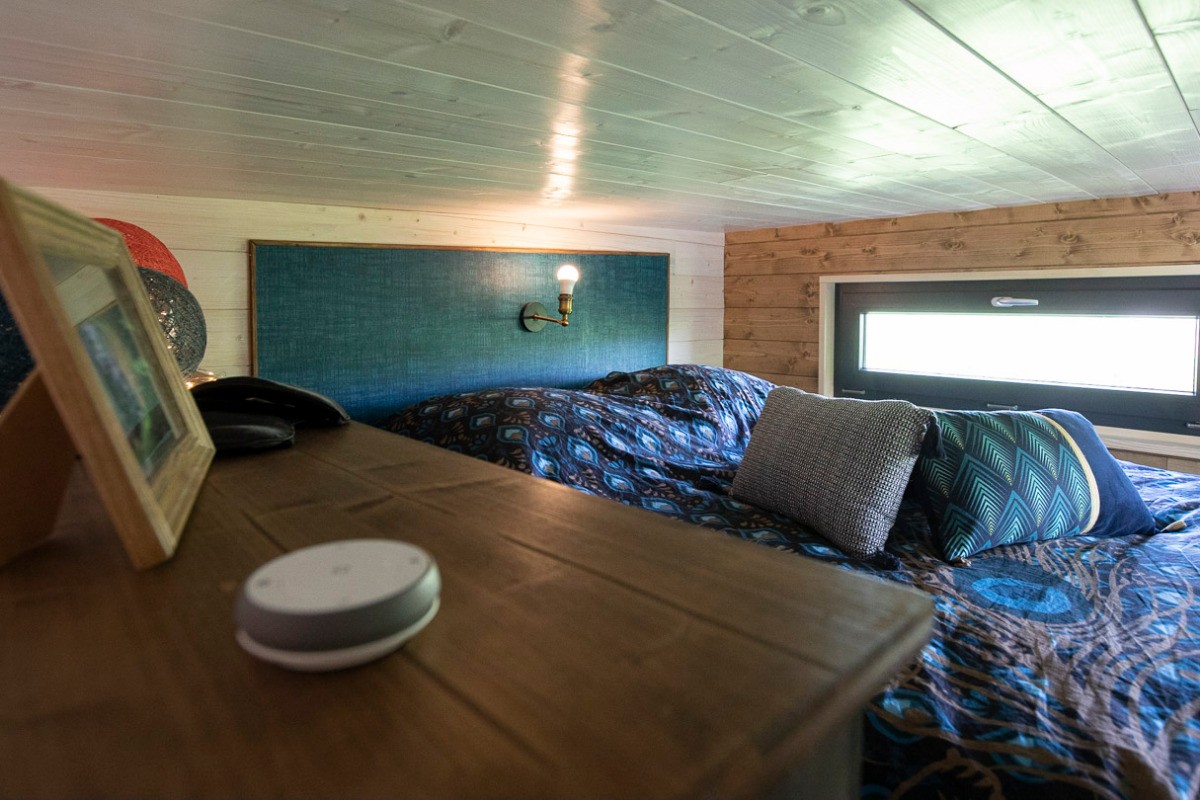 2ème mezzanine avec un grand lit double (masques de nuits fournis) - Tiny House O Ptit Nid Milie