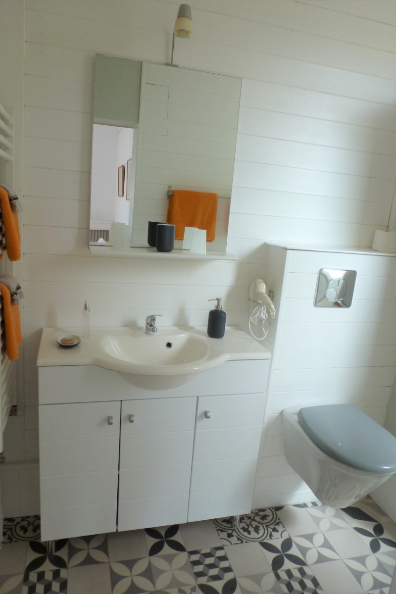 Salle d'eau de la chambre Les Oyats