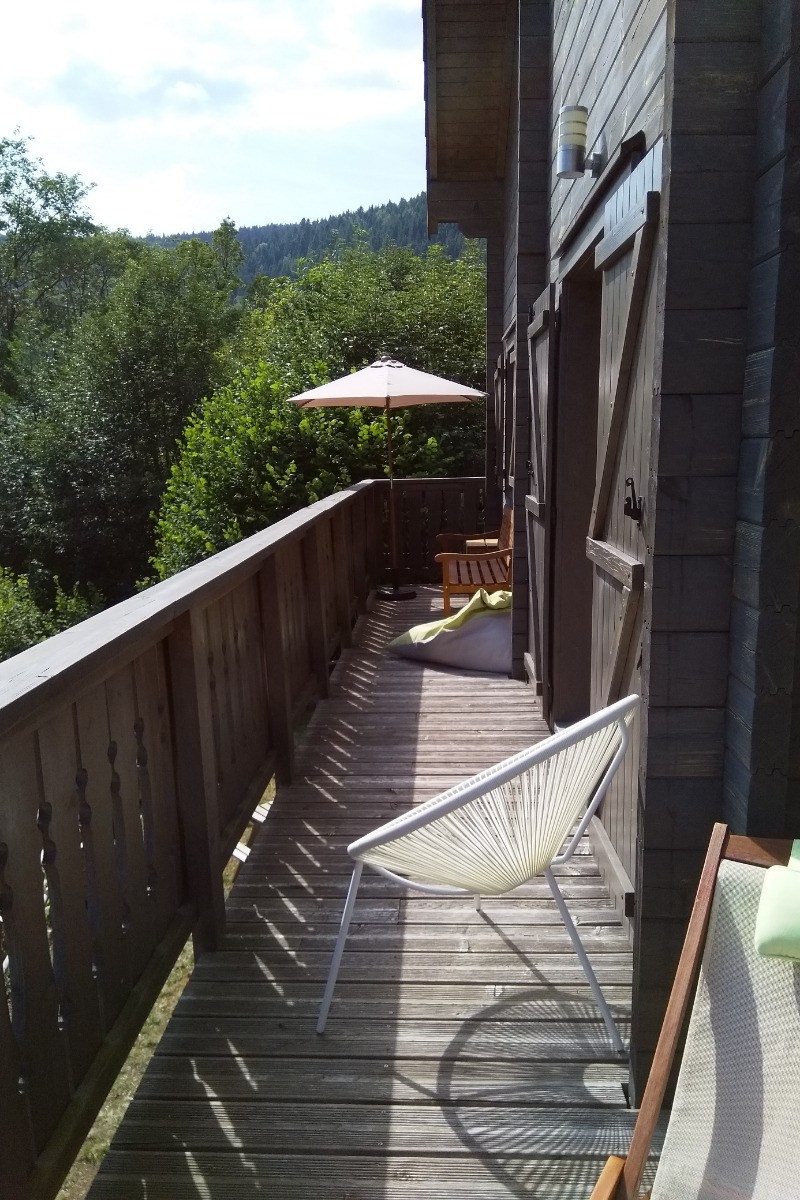 Le balcon en été