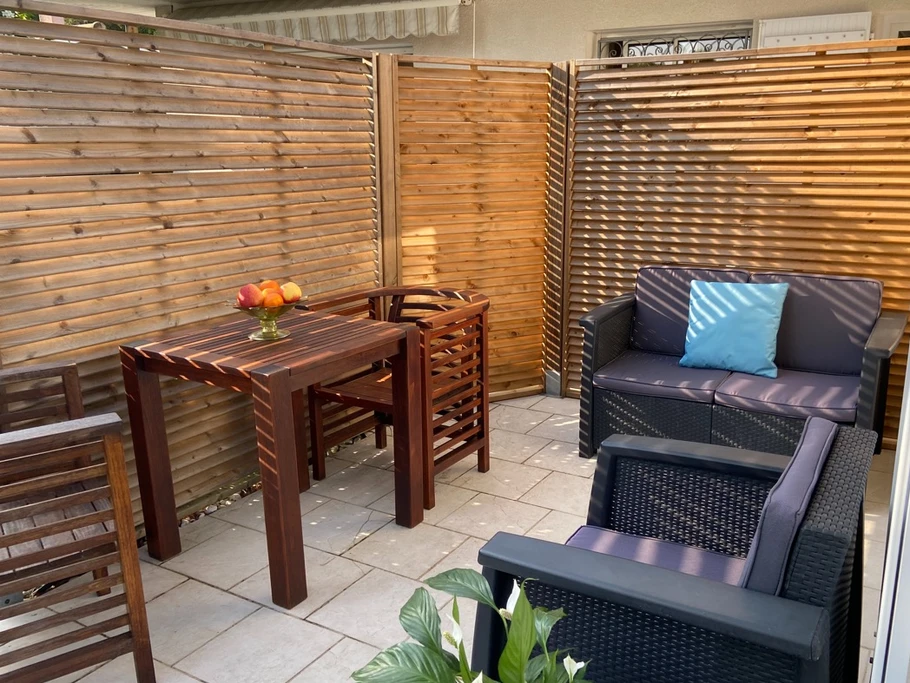Terrasse et salon de jardin