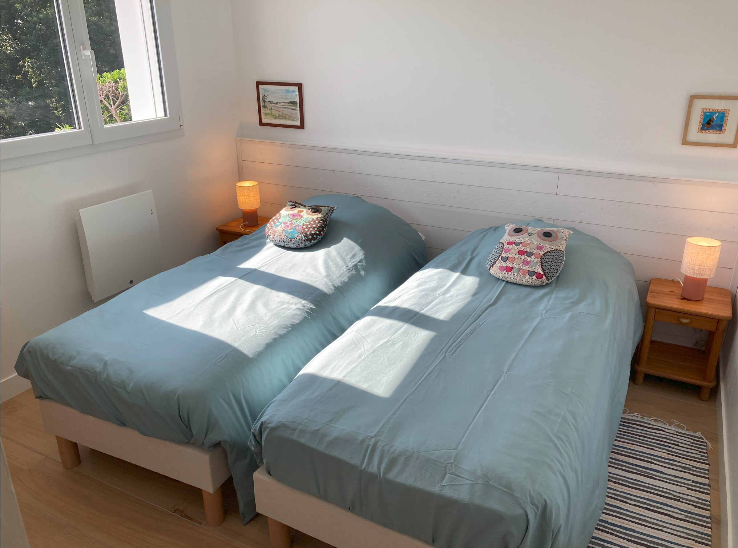 La chambre avec un lit 160 ou deux lits de 80