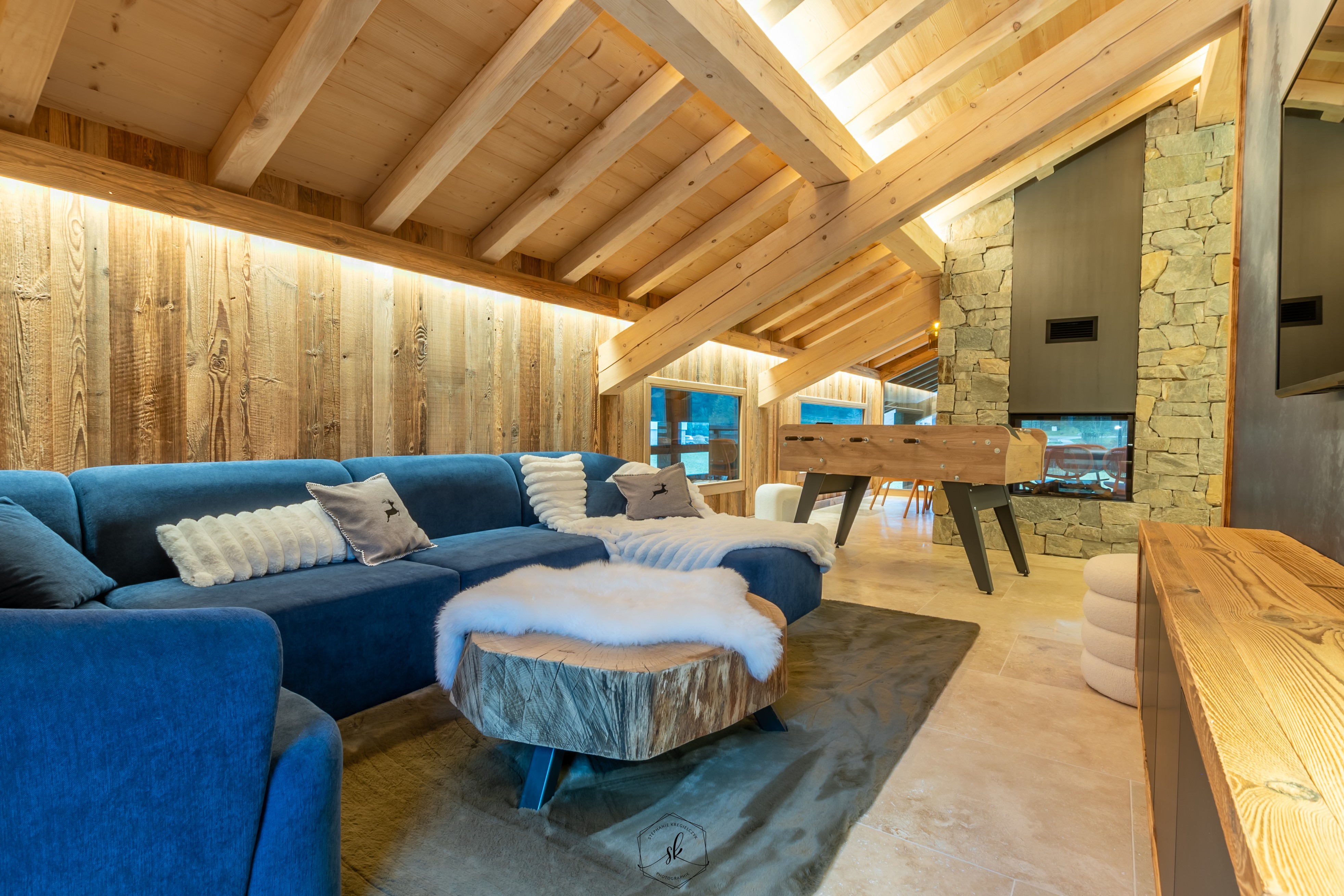 Salon/ séjour - Chalet Le Flocon de Ventron