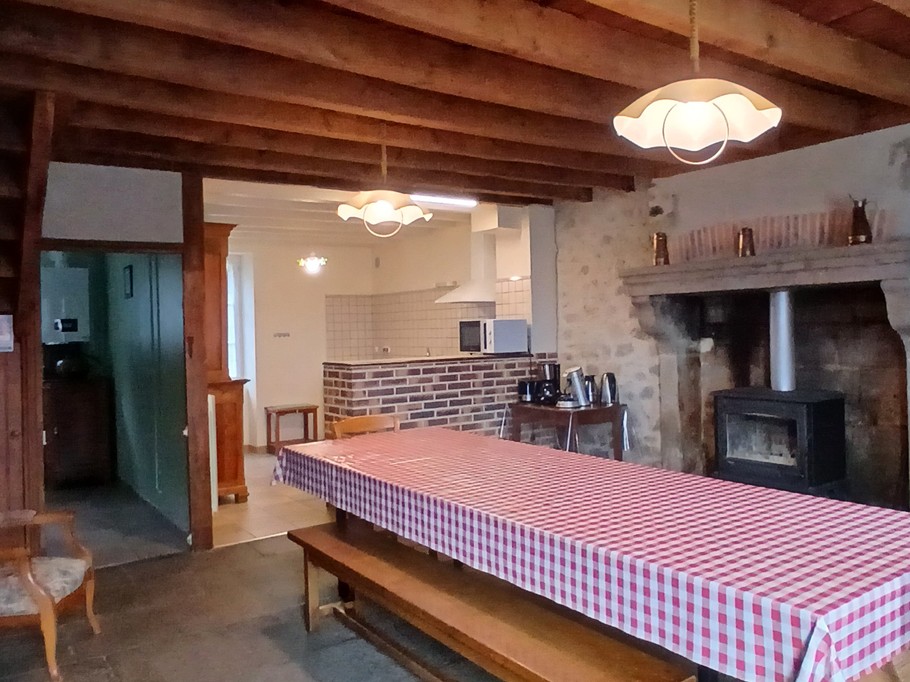 Gîte La Betoulle : The dining room