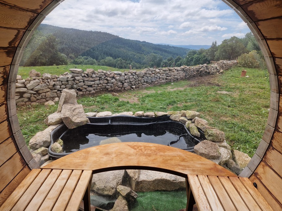 Le sauna - Gîte Ukhutula , Vollore-Montagne , Puy-de-Dôme , Auvergne