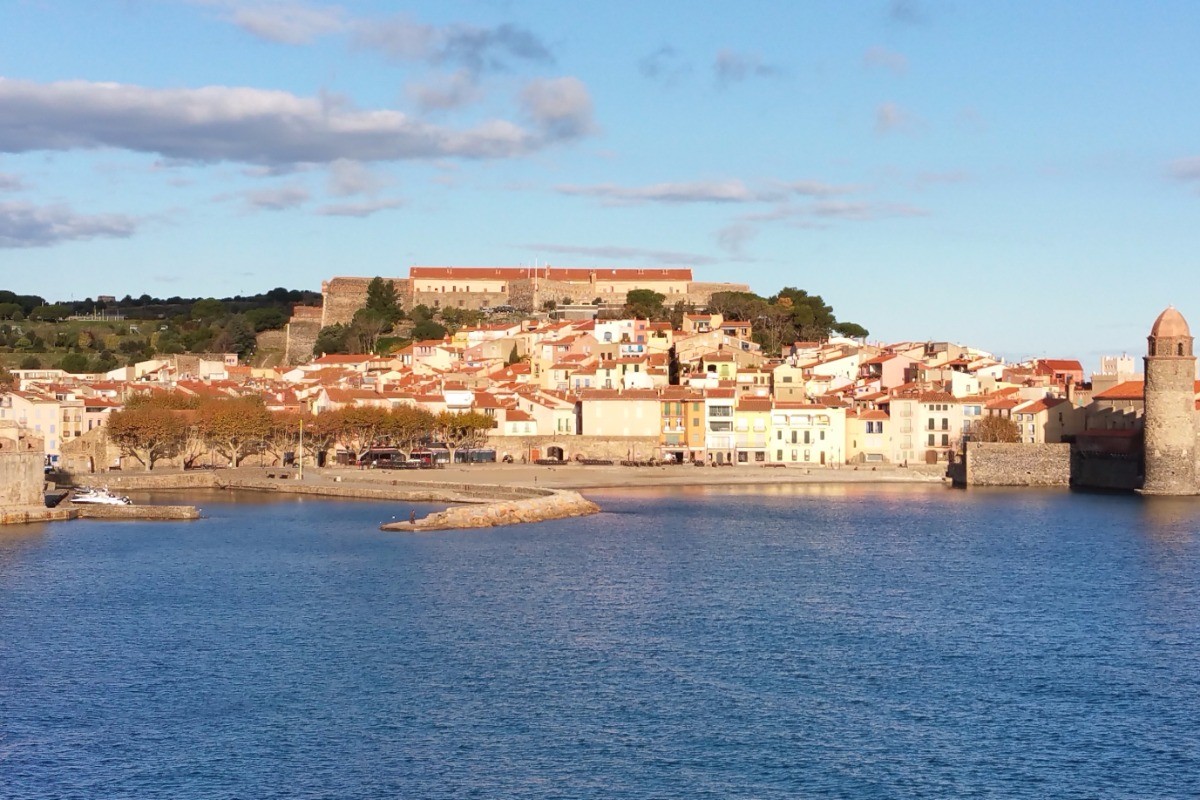 View from the Port-Vendres road