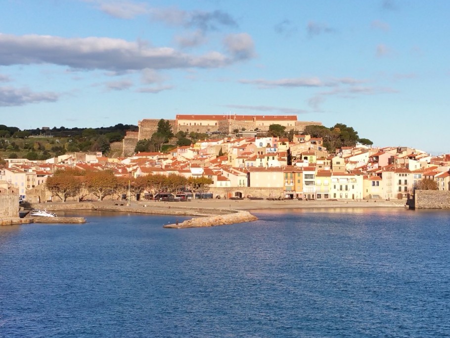 View from the Port-Vendres road